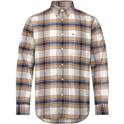 Tommy Hilfiger Hero Flannel Tartn Chck Rf Shirt L SAFARI CANVAS CHECK L Tommy Hilfiger Hero Flannel Tartn Chck Rf Shirt L SAFARI CANVAS CHECK L