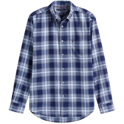 Tommy Hilfiger Soft Touch Blnd Checked Rf Shirt S PREPPY NAVY CHECK S Tommy Hilfiger Soft Touch Blnd Checked Rf Shirt S PREPPY NAVY CHECK S