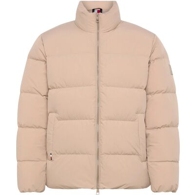 Tommy Hilfiger Down Stand Puffer Jkt XS SANDALWOOD XS Tommy Hilfiger Down Stand Puffer Jkt XS SANDALWOOD XS