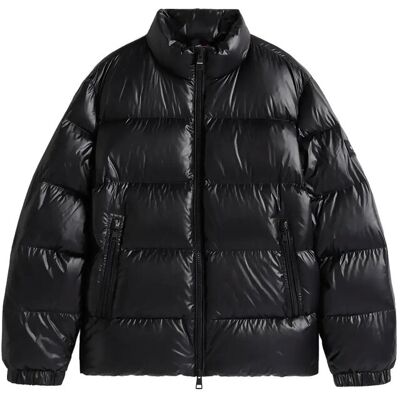 Tommy Hilfiger Shiny Down Stand Puffer L BLACK L Tommy Hilfiger Shiny Down Stand Puffer L BLACK L