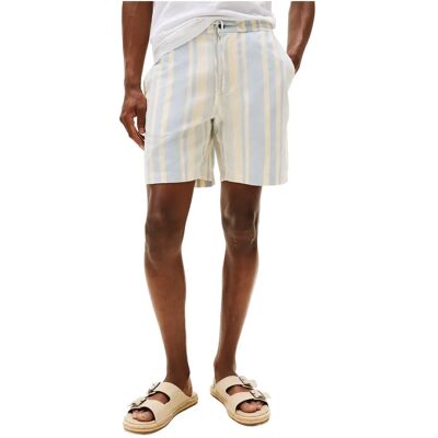 Tommy Hilfiger Mercer 7Inch Multi Stripe Yd 34 BREEZY BLUE / IVORY PETAL 34 Tommy Hilfiger Mercer 7Inch Multi Stripe Yd 34 BREEZY BLUE / IVORY PETAL 34