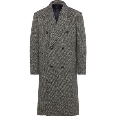 Tommy Hilfiger Dc Pattern Tweed Coat XXL B W TWEED XXL Tommy Hilfiger Dc Pattern Tweed Coat XXL B W TWEED XXL