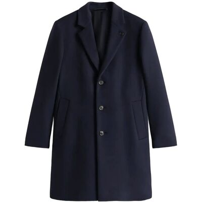 Tommy Hilfiger Ny Wool Mix Coat XXL NAVY BLUE XXL Tommy Hilfiger Ny Wool Mix Coat XXL NAVY BLUE XXL