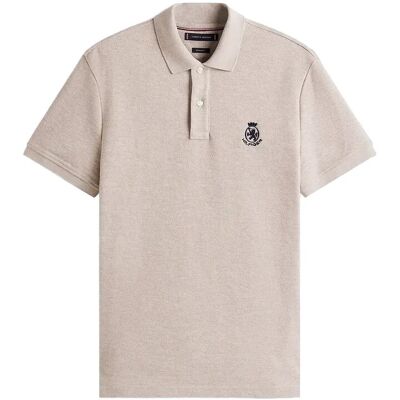 Tommy Hilfiger Heather Crest Reg Polo M HEATHERED NEWSPRINT M Tommy Hilfiger Heather Crest Reg Polo M HEATHERED NEWSPRINT M