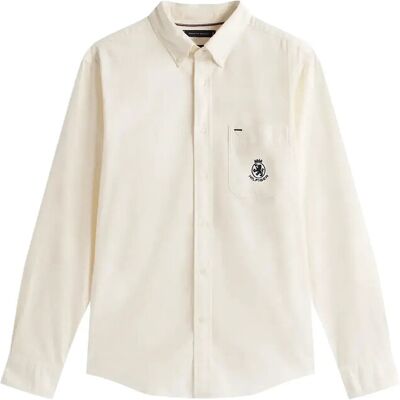 Tommy Hilfiger Brushed Oxf Crest Pocket Shirt XXXL IVORY PETAL XXXL Tommy Hilfiger Brushed Oxf Crest Pocket Shirt XXXL IVORY PETAL XXXL