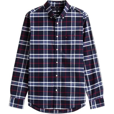 Tommy Hilfiger Brushed Oxford Check Rf Shirt XL DESERT SKY CHECK XL Tommy Hilfiger Brushed Oxford Check Rf Shirt XL DESERT SKY CHECK XL