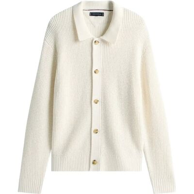 Tommy Hilfiger Dc Button Up Cardigan L IVORY PETAL L Tommy Hilfiger Dc Button Up Cardigan L IVORY PETAL L
