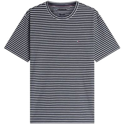 Tommy Hilfiger Ess Seasonal Reg Fit Stripe Tee XL DESERT SKY ECRU STRIPE XL Tommy Hilfiger Ess Seasonal Reg Fit Stripe Tee XL DESERT SKY ECRU STRIPE XL