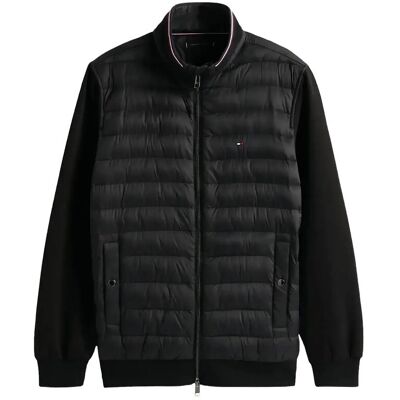 Tommy Hilfiger Mix Media Ess Rwb Stand Collar XS BLACK XS Tommy Hilfiger Mix Media Ess Rwb Stand Collar XS BLACK XS