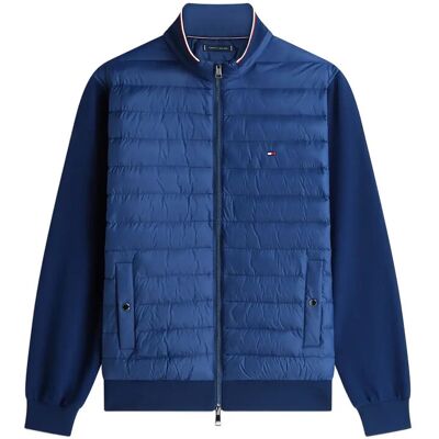 Tommy Hilfiger Mix Media Ess Rwb Stand Collar M CARBON NAVY M Tommy Hilfiger Mix Media Ess Rwb Stand Collar M CARBON NAVY M