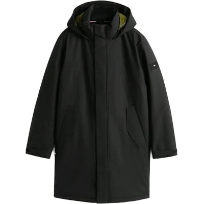 Tommy Hilfiger Tech Hooded Padded Parka XXXL BLACK XXXL Tommy Hilfiger Tech Hooded Padded Parka XXXL BLACK XXXL
