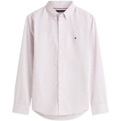 Tommy Hilfiger Core Tattersall Poplin Rf Shirt M MEDIUM RED CHECK M Tommy Hilfiger Core Tattersall Poplin Rf Shirt M MEDIUM RED CHECK M