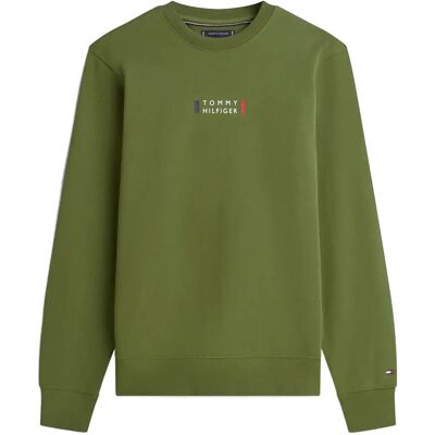 Tommy Hilfiger Brand Love Sweatshirt L MOUNTAIN PINE L Tommy Hilfiger Brand Love Sweatshirt L MOUNTAIN PINE L
