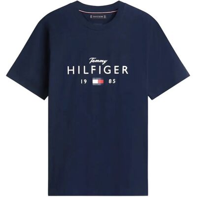 Tommy Hilfiger Brand Love Big Hilfiger Tee XS DESERT SKY XS Tommy Hilfiger Brand Love Big Hilfiger Tee XS DESERT SKY XS