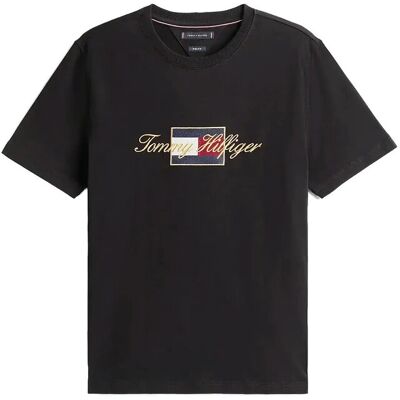 Tommy Hilfiger Icon Gold Tee M BLACK M Tommy Hilfiger Icon Gold Tee M BLACK M