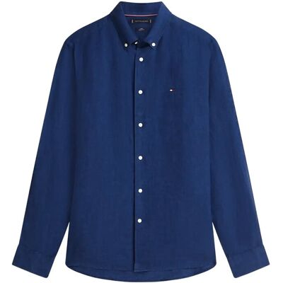 Tommy Hilfiger Pigment Dyed Li Solid Rf Shirt M CARBON NAVY M Tommy Hilfiger Pigment Dyed Li Solid Rf Shirt M CARBON NAVY M