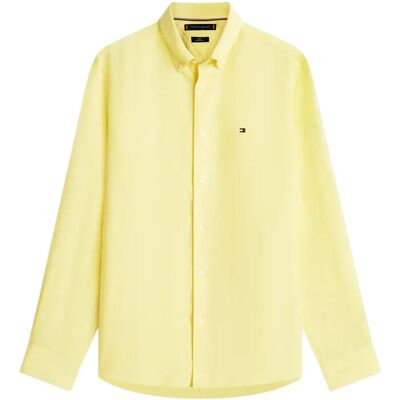 Tommy Hilfiger Pigment Dyed Li Solid Rf Shirt XL CITRONELLA XL Tommy Hilfiger Pigment Dyed Li Solid Rf Shirt XL CITRONELLA XL