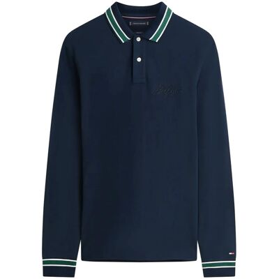 Tommy Hilfiger Ls Chest Embro Reg Polo XXL DARK NIGHT NAVY XXL Tommy Hilfiger Ls Chest Embro Reg Polo XXL DARK NIGHT NAVY XXL