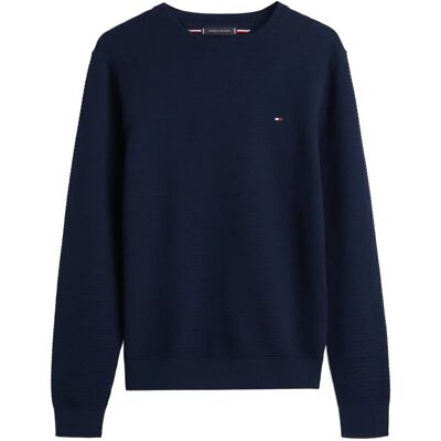 Tommy Hilfiger Seasonal Structure Cneck XL DARK NIGHT NAVY XL Tommy Hilfiger Seasonal Structure Cneck XL DARK NIGHT NAVY XL