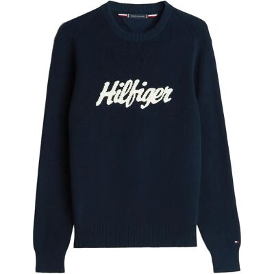Tommy Hilfiger Seasonal Graphic Cotton Cneck L DARK NIGHT NAVY L Tommy Hilfiger Seasonal Graphic Cotton Cneck L DARK NIGHT NAVY L