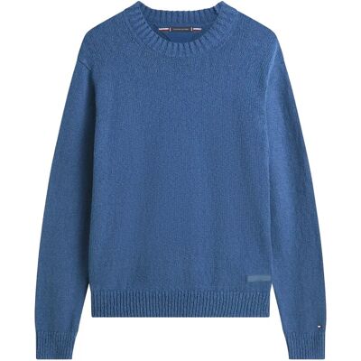 Tommy Hilfiger Soft Textured Crew Neck M AEGEAN SEA M Tommy Hilfiger Soft Textured Crew Neck M AEGEAN SEA M