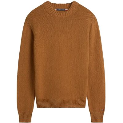 Tommy Hilfiger Soft Textured Crew Neck M HIGHLAND KHAKI M Tommy Hilfiger Soft Textured Crew Neck M HIGHLAND KHAKI M