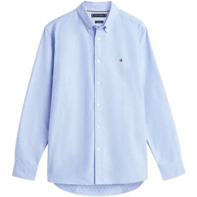 Tommy Hilfiger Oxford Dobby Rf Shirt M SHIRT BLUE ALLOVER M Tommy Hilfiger Oxford Dobby Rf Shirt M SHIRT BLUE ALLOVER M