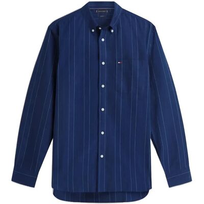 Tommy Hilfiger Heritage Oxford Pin Stripe Shirt M PREPPY NAVY M Tommy Hilfiger Heritage Oxford Pin Stripe Shirt M PREPPY NAVY M
