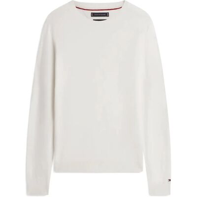 Tommy Hilfiger Dc Cotton/Lyocell Cneck M IVORY M Tommy Hilfiger Dc Cotton/Lyocell Cneck M IVORY M