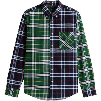 Tommy Hilfiger Brushed Oxford Blocking Rf Shirt XL DESERT SKY / ORNAMENTAL GREEN CHECK XL Tommy Hilfiger Brushed Oxford Blocking Rf Shirt XL DESERT SKY / ORNAMENTAL GREEN CHECK XL