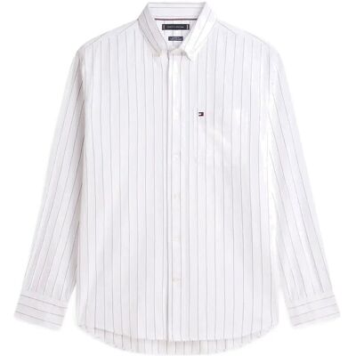 Tommy Hilfiger Structure Stp Lslv Classic Fit XXL WHITE STRIPE XXL Tommy Hilfiger Structure Stp Lslv Classic Fit XXL WHITE STRIPE XXL