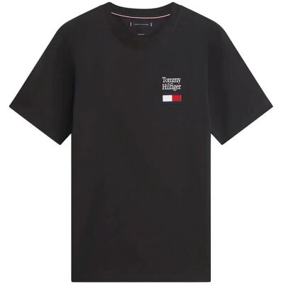 Tommy Hilfiger Brand Love Text Stack Tee XXL BLACK XXL Tommy Hilfiger Brand Love Text Stack Tee XXL BLACK XXL