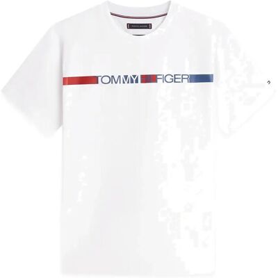 Tommy Hilfiger Brand Love Stripe Tee XXL WHITE XXL Tommy Hilfiger Brand Love Stripe Tee XXL WHITE XXL