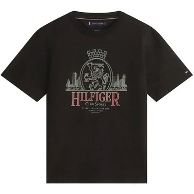 Tommy Hilfiger Heritage Series Crest Tee M BLACK M Tommy Hilfiger Heritage Series Crest Tee M BLACK M