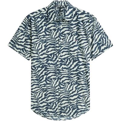 Tommy Hilfiger Papertouch Palm Ss Rf Shirt M BLACK ALLOVER M Tommy Hilfiger Papertouch Palm Ss Rf Shirt M BLACK ALLOVER M