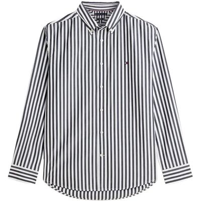 Tommy Hilfiger Flex Poplin Classic Stp Rf Shirt M BLACK STRIPE M Tommy Hilfiger Flex Poplin Classic Stp Rf Shirt M BLACK STRIPE M