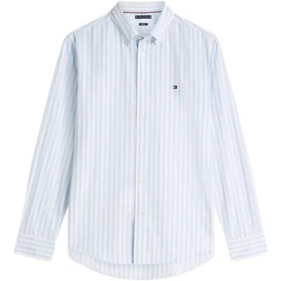Tommy Hilfiger Flex Poplin Classic Stp Rf Shirt XL SWEET BLUE STRIPE XL Tommy Hilfiger Flex Poplin Classic Stp Rf Shirt XL SWEET BLUE STRIPE XL