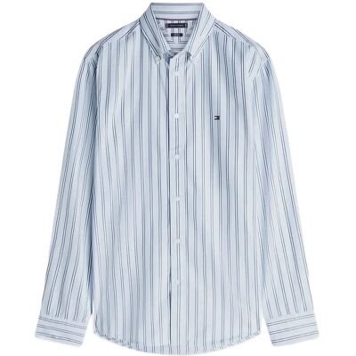Tommy Hilfiger Flex Poplin Bold Stripe Rf Shirt XXL SWEET BLUE STRIPE XXL Tommy Hilfiger Flex Poplin Bold Stripe Rf Shirt XXL SWEET BLUE STRIPE XXL
