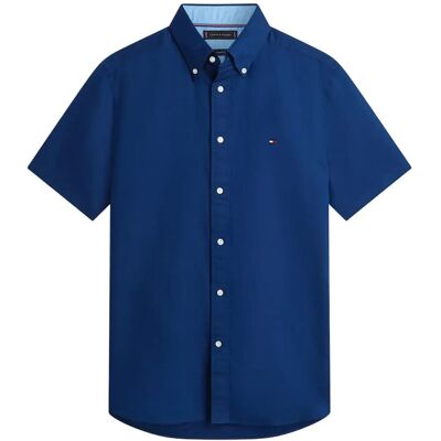 Tommy Hilfiger Linen Blend Solid Ss Rf Sht M CARBON NAVY M Tommy Hilfiger Linen Blend Solid Ss Rf Sht M CARBON NAVY M