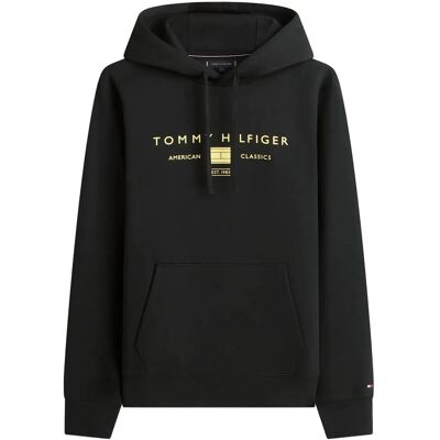 Tommy Hilfiger Brand Love Tr Mono Stack Hoody XL BLACK XL Tommy Hilfiger Brand Love Tr Mono Stack Hoody XL BLACK XL
