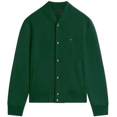 Tommy Hilfiger Essential Terry Bomber Jacket M NOCTURNAL GREEN M Tommy Hilfiger Essential Terry Bomber Jacket M NOCTURNAL GREEN M