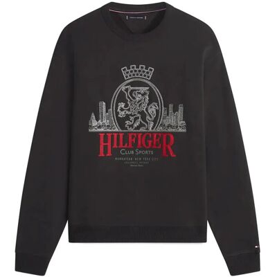 Tommy Hilfiger Heritage Series Crest Sweatshirt XXL BLACK XXL Tommy Hilfiger Heritage Series Crest Sweatshirt XXL BLACK XXL