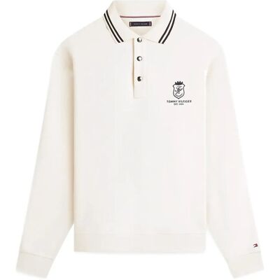 Tommy Hilfiger Country Club Rugby Sweatshirt XL IVORY PETAL XL Tommy Hilfiger Country Club Rugby Sweatshirt XL IVORY PETAL XL