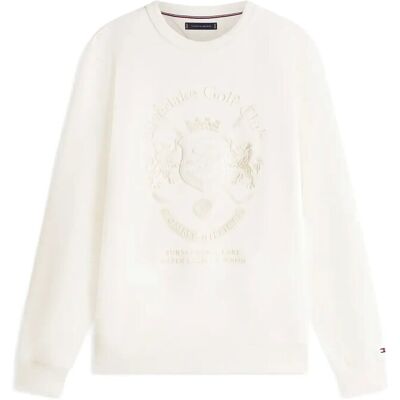 Tommy Hilfiger Country Club Intechno Sweatshirt L IVORY PETAL L Tommy Hilfiger Country Club Intechno Sweatshirt L IVORY PETAL L