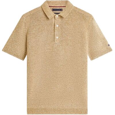 Tommy Hilfiger Dc Spread Collar Mouline Polo M SANDALWOOD MULTI M Tommy Hilfiger Dc Spread Collar Mouline Polo M SANDALWOOD MULTI M