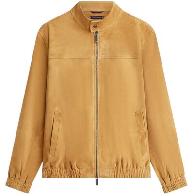Tommy Hilfiger Dc Essential Leather Jacket M HICKORY M Tommy Hilfiger Dc Essential Leather Jacket M HICKORY M