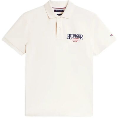 Tommy Hilfiger Left Chest Graphic Reg Polo XXL IVORY PETAL XXL Tommy Hilfiger Left Chest Graphic Reg Polo XXL IVORY PETAL XXL