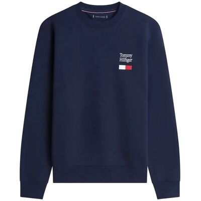 Tommy Hilfiger Tommy Embro Flag Sweatshirt XS DESERT SKY XS Tommy Hilfiger Tommy Embro Flag Sweatshirt XS DESERT SKY XS