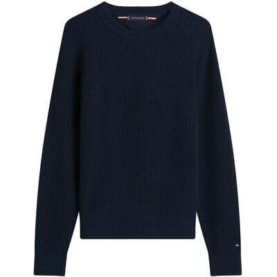 Tommy Hilfiger Fisherman Rib Jonny Collar M DARK NIGHT NAVY M Tommy Hilfiger Fisherman Rib Jonny Collar M DARK NIGHT NAVY M