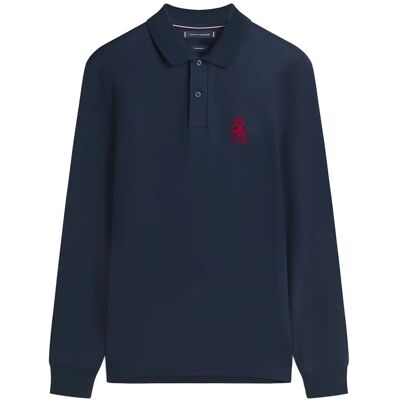 Tommy Hilfiger Ls Gifting Interlock Crest Polo M DESERT SKY M Tommy Hilfiger Ls Gifting Interlock Crest Polo M DESERT SKY M
